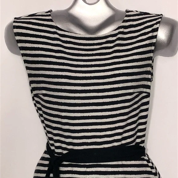 Super cute ANN TAYLOR nautical sleeveless scoop neck dress - Picture 2 of 8